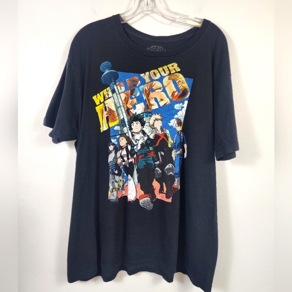 My Hero Academica Crewneck Graphic T-Shirt Anime, sz XL - Picture 1 of 10